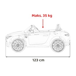 Pojazd Mercedes Benz AMG SL63 Biały