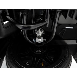 Lamborghini Aventador SV na akumulator dla 2 dzieci Szary + Silnik bezszczotkowy + Pompowane koła + Audio LED