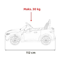 Pojazd BMW M4 Niebieski