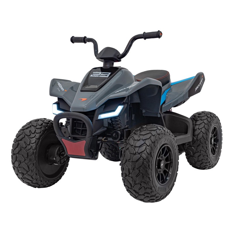 Quad McLaren Racing MCL 35 dla dzieci Szary + Pilot + Wolny Start + EVA + Audio LED